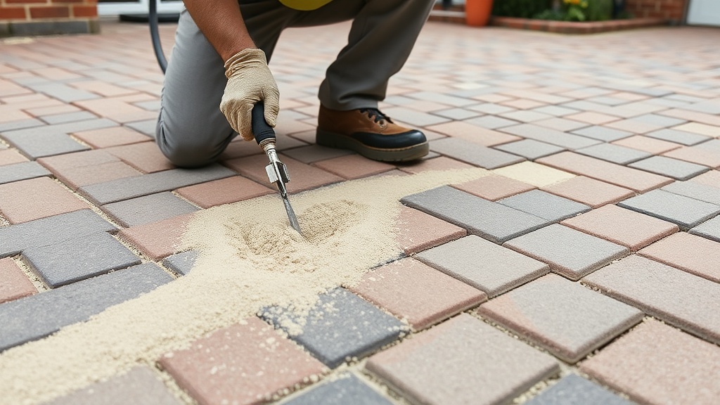Preparing driveway joints for sealing
